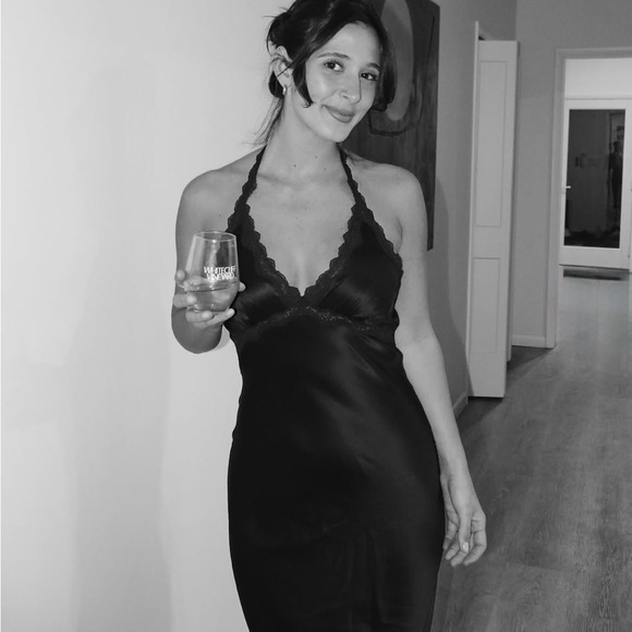 Reformation NEW Nora Silk Slip Dress Women's size XS  100% Silk Elegant Black - Picture 4 of 9